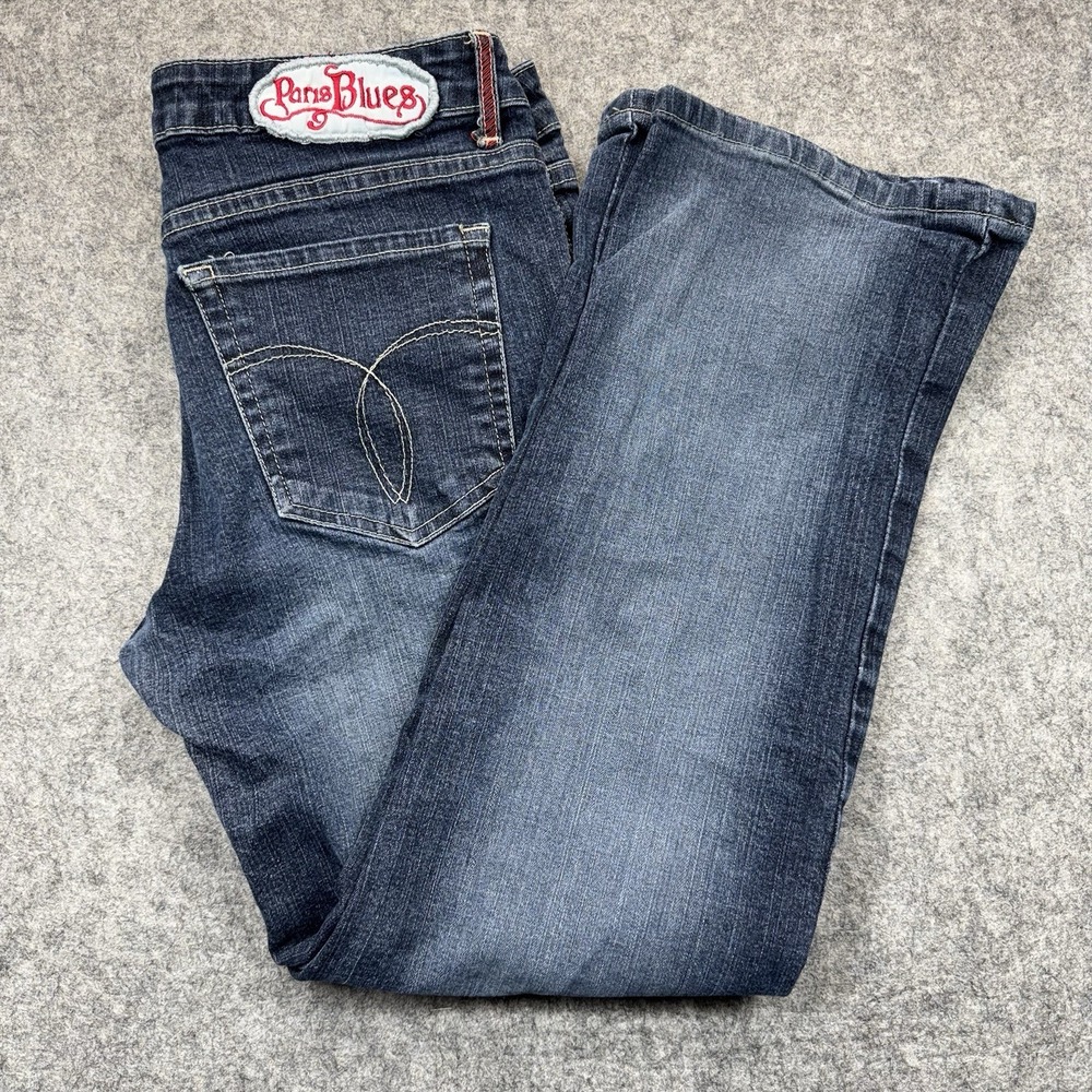 Paris Blues Jeans Womens Junior 9 Soulmate Stretch Flared Denim Y2K‎ VTG Preppy